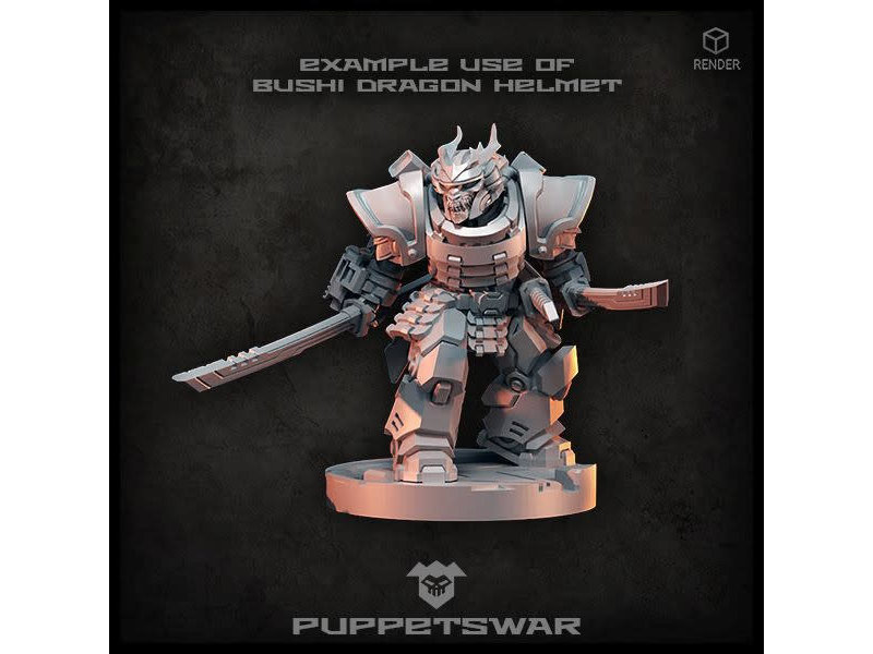 Puppetswar Puppetswar Bushi Dragon Helmets  (S491)