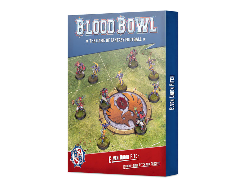 Games Workshop Blood Bowl - Elven Union Pitch & Dugouts