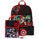 Marvel- Avengers 6 Piece Backpack Set Kids