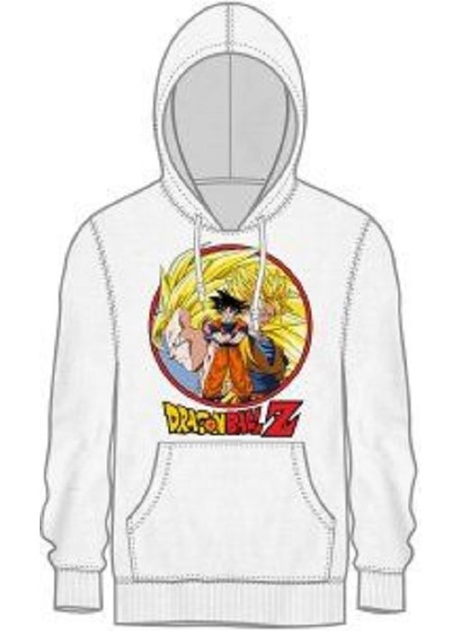 Dragon Ball Z - L Goku Mens White Hoodie