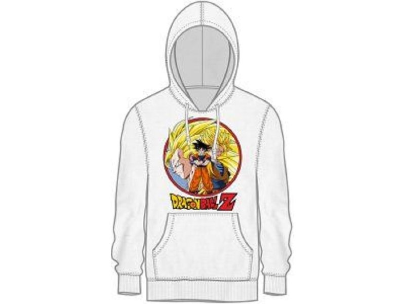 Dragon Ball Z - L Goku Mens White Hoodie