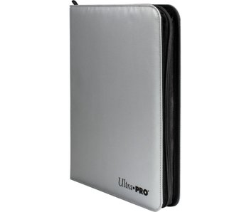 Ultra PRO 9-Pocket Zippered PRO-Binder - Silver