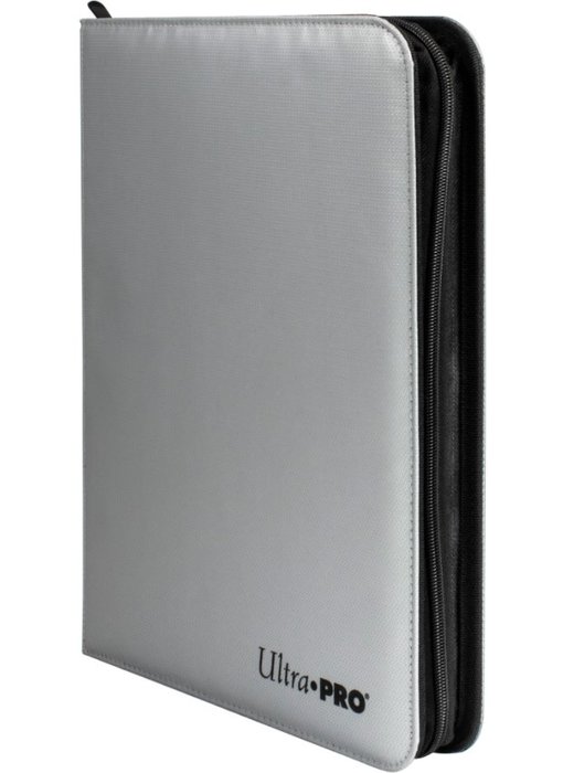 Ultra PRO 9-Pocket Zippered PRO-Binder - Silver