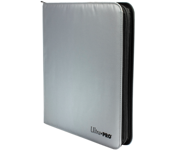 Ultra PRO 12-Pocket Zippered PRO-Binder - Silver