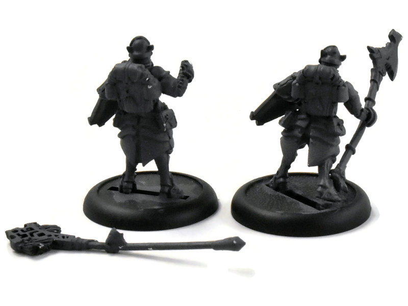 WARMACHINE Retribution of Scyrah Houseguard Halberdier & Officer w/ Standard