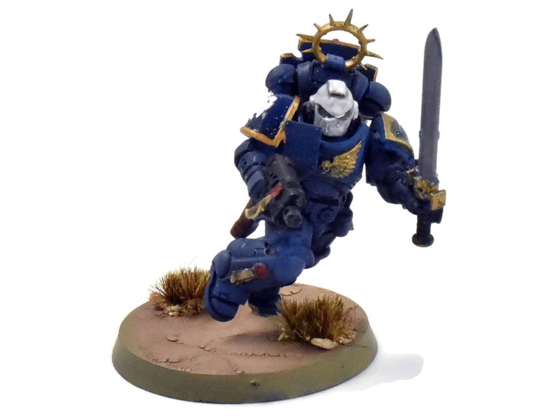 Games Workshop SPACE MARINES Sergeant Converted #2 Warhammer 40K