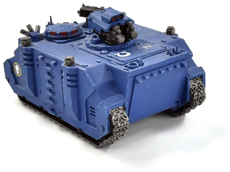 Games Workshop SPACE MARINES Rhino #1 WELL PAINTED Warhammer 40K