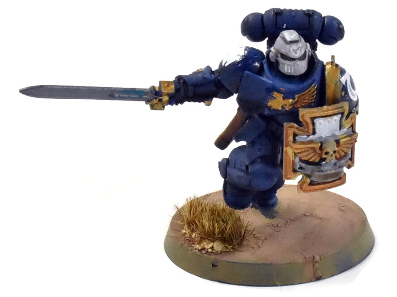 Games Workshop SPACE MARINES Sergeant Converted #3 Warhammer 40K