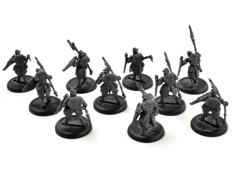 WARMACHINE Retribution of Scyrah 10 Houseguard Halberdiers #1 METAL