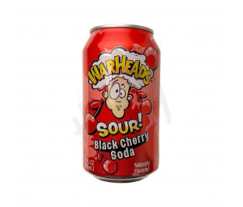 Warheads - Sour! Black Cherry Soda (355mL)