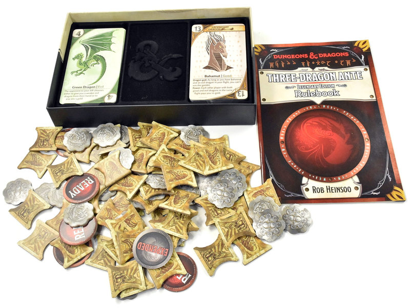 Wizards of the Coast DUNGEONS & DRAGONS Three-Dragon Ante Legendary Edition Open Box Like New