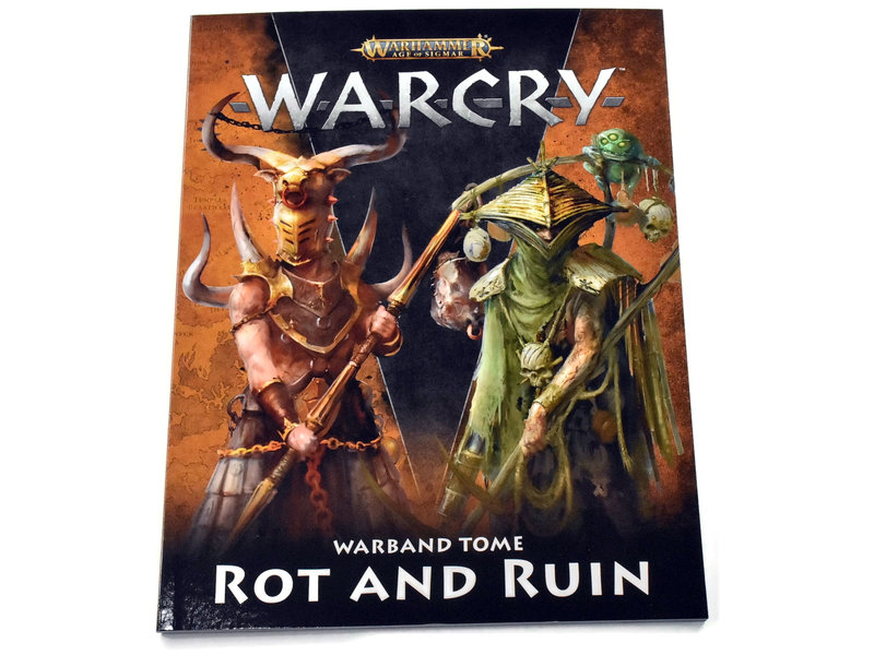 Games Workshop WARCRY Warband Tome Rot And Ruin Used Very Good Condition
