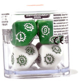 Games Workshop WARHAMMER Wound Trackers Green And White NEW