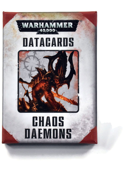 CHAOS DEAMONS Chaos Deamons Datacards Warhammer 40K