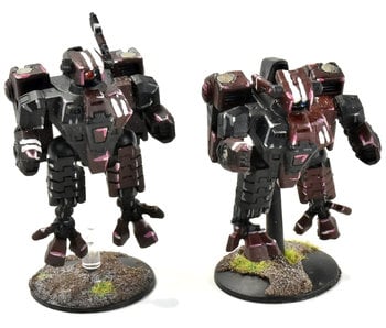 TAU EMPIRE 2 XV8 Crisis Battlesuits #4 WELL PAINTED Warhammer 40K