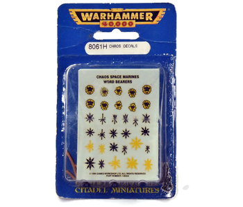 CHAOS SPACE MARINES Chaos Decals New in Box Warhammer 40K