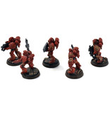 Games Workshop BLOOD ANGELS 5 Sternguard Veterans #1 METAL WELL PAINTED Warhammer 40K