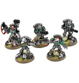 Games Workshop SPACE MARINES 5 Tactical Marines #3 some METAL WELL PAINTED Sternguard