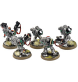 Games Workshop SPACE MARINES 5 Tactical Marines #3 some METAL WELL PAINTED Sternguard