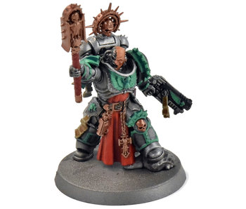 SPACE MARINES Primaris Chaplain #1 WELL PAINTED Warhammer 40K