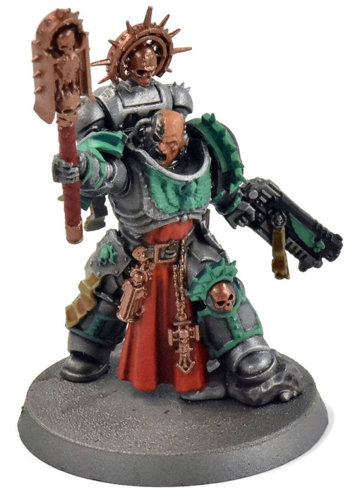 SPACE MARINES Primaris Chaplain #1 WELL PAINTED Warhammer 40K