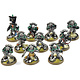 SPACE MARINES 10 Tactical Marines #1 WELL PAINTED Warhammer 40K
