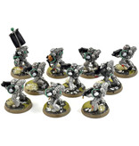Games Workshop SPACE MARINES 10 Tactical Marines #1 WELL PAINTED Warhammer 40K