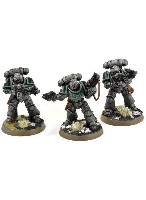 SPACE MARINES 3 Primaris Intercessors #1 WELL PAINTED Warhammer 40K