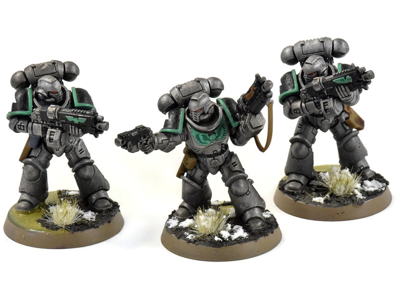 Games Workshop SPACE MARINES 3 Primaris Intercessors #1 WELL PAINTED Warhammer 40K