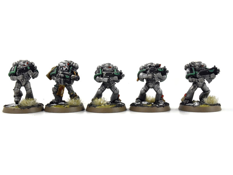 Games Workshop SPACE MARINES 10 Tactical Marines #2 WELL PAINTED Warhammer 40K