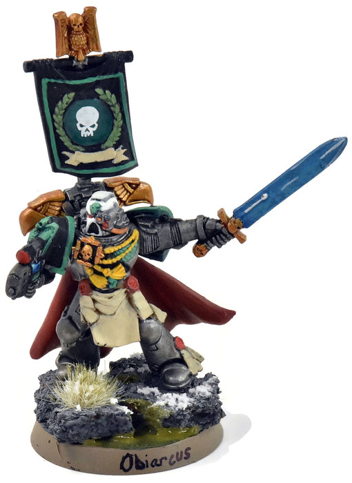 SPACE MARINES Captain #1 Converted WELL PAINTED Warhammer 40K