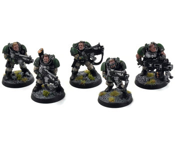 SPACE MARINES 5 Scouts #1 Warhammer 40K WELL PAINTED