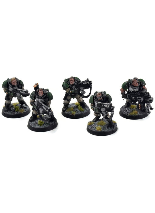 SPACE MARINES 5 Scouts #1 Warhammer 40K WELL PAINTED