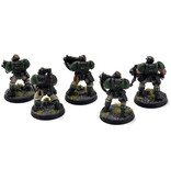 Games Workshop SPACE MARINES 5 Scouts #1 Warhammer 40K WELL PAINTED