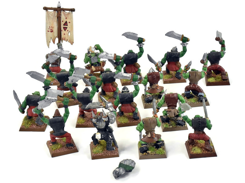 Games Workshop ORCS & GOBLINS 17 Orc Boys #9 WELL PAINTED Fantasy