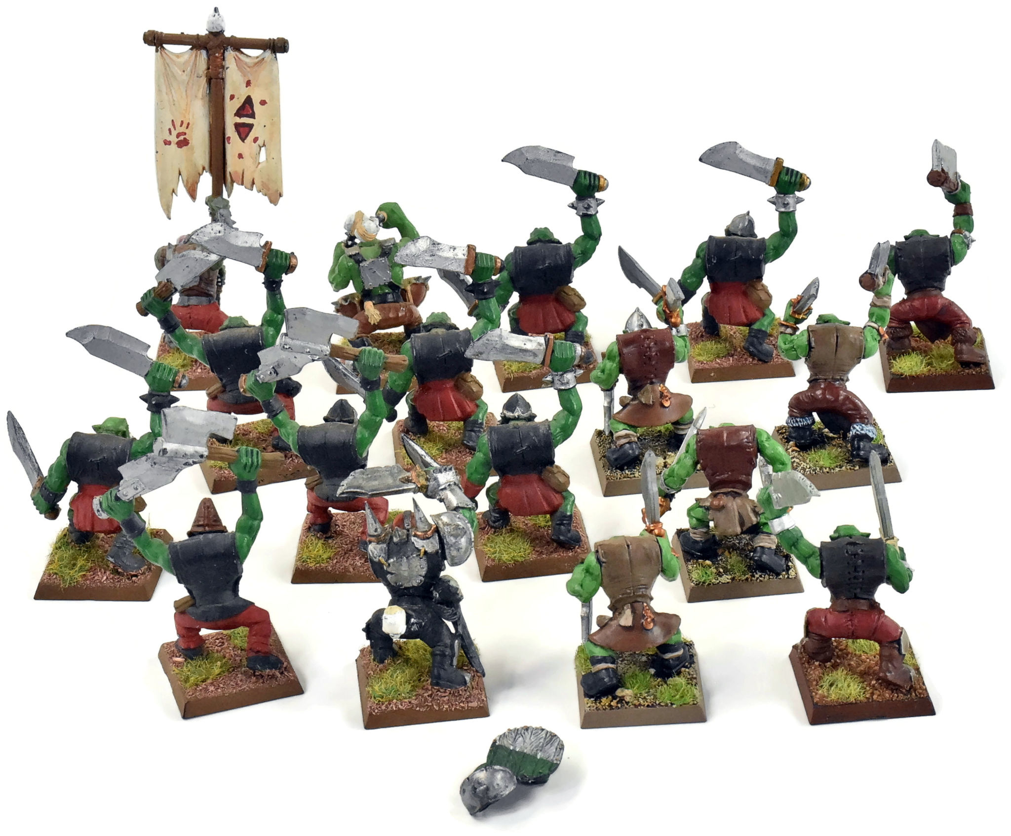 Games Workshop WHF Orcs & Goblins Crossbow Boyz (1997 Ed) Pack New