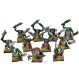 Games Workshop ORCS & GOBLINS 11 Orc Boys #1 Fantasy with warboss