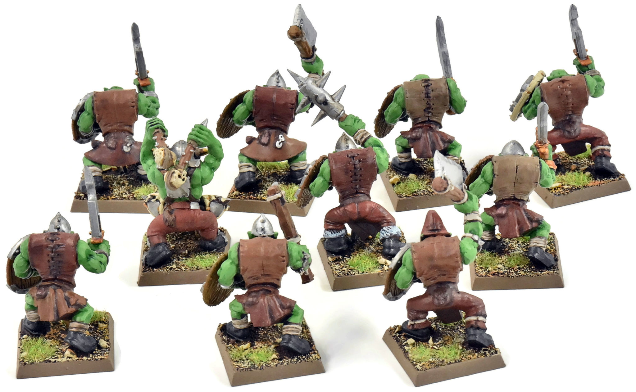 Games Workshop ORCS & GOBLINS 10 Orc Boys #8 Fantasy - Kingdom of