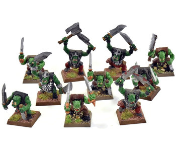 ORCS & GOBLINS 10 Orc Boys #6 WELL PAINTED  Fantasy