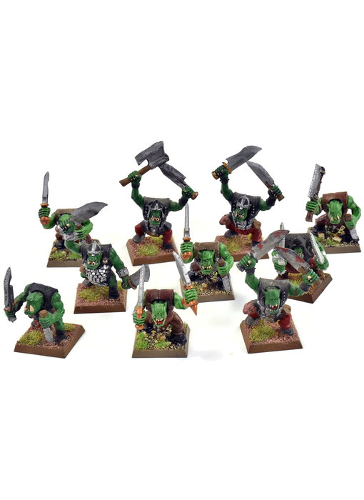 ORCS & GOBLINS 10 Orc Boys #6 WELL PAINTED  Fantasy