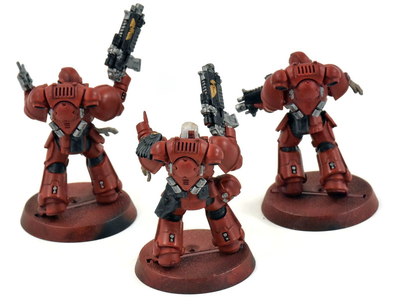 Games Workshop BLOOD ANGELS 3 Primaris Intercessors #3 WELL PAINTED Warhammer 40K