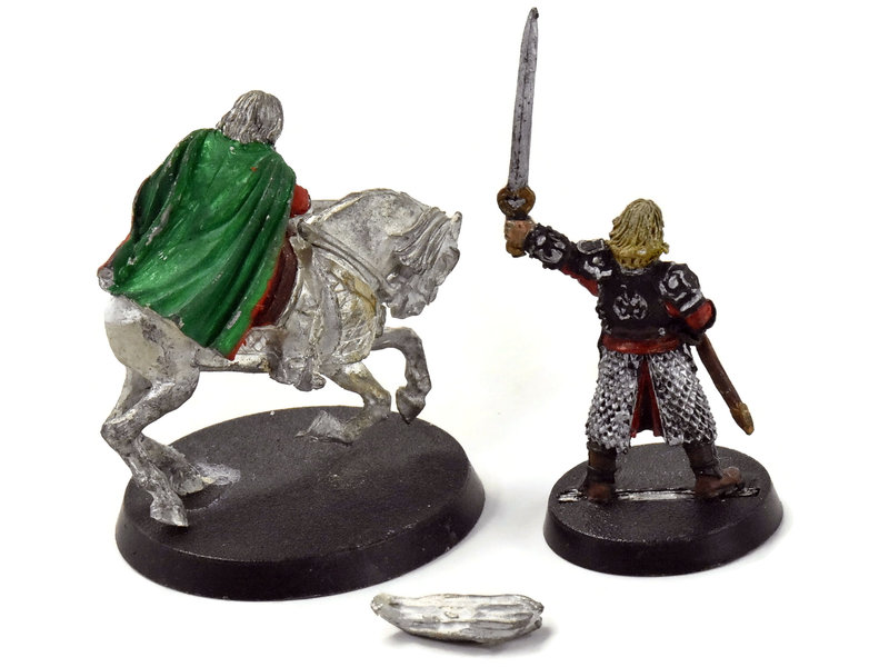 Games Workshop MIDDLE-EARTH Theoden Foot or Mounted #1 Horse Missing Tail METAL LOTR