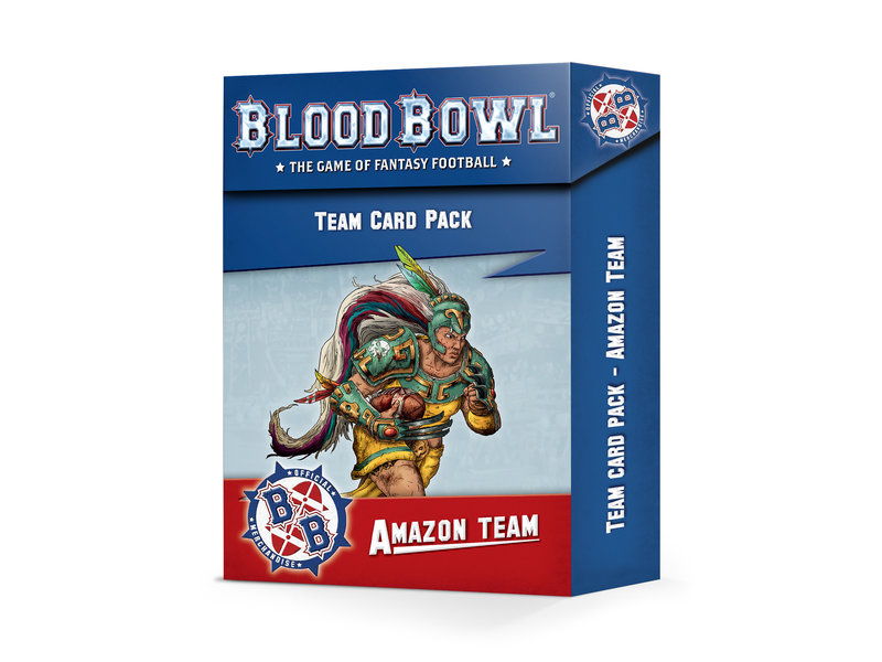 Games Workshop Blood Bowl - Amazon Team Card Pack
