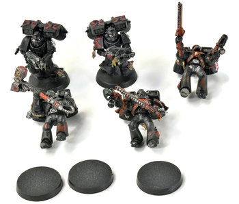BLOOD ANGELS 5 Death Company with Jump Pack #2 WELL PAINTED 40K