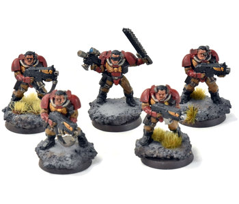BLOOD ANGELS 5 Scouts #3 WELL PAINTED Warhammer 40K