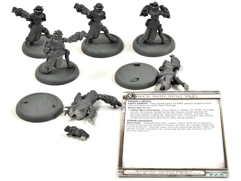 WARMACHINE House Shyeel Battle Mages #1 METAL Retribution