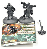 WARMACHINE House Guard Rifleman Officer & Standard #1 METAL Retribution