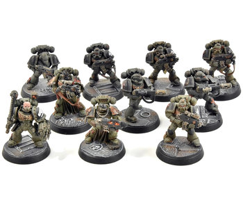 SALAMANDERS 10 Tactical Marines #2 WELL PAINTED Warhammer 40K