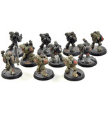 Games Workshop SALAMANDERS 10 Tactical Marines #2 WELL PAINTED Warhammer 40K