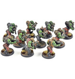 Games Workshop ORKS 10 Boyz #16 WELL PAINTED Warhammer 40K